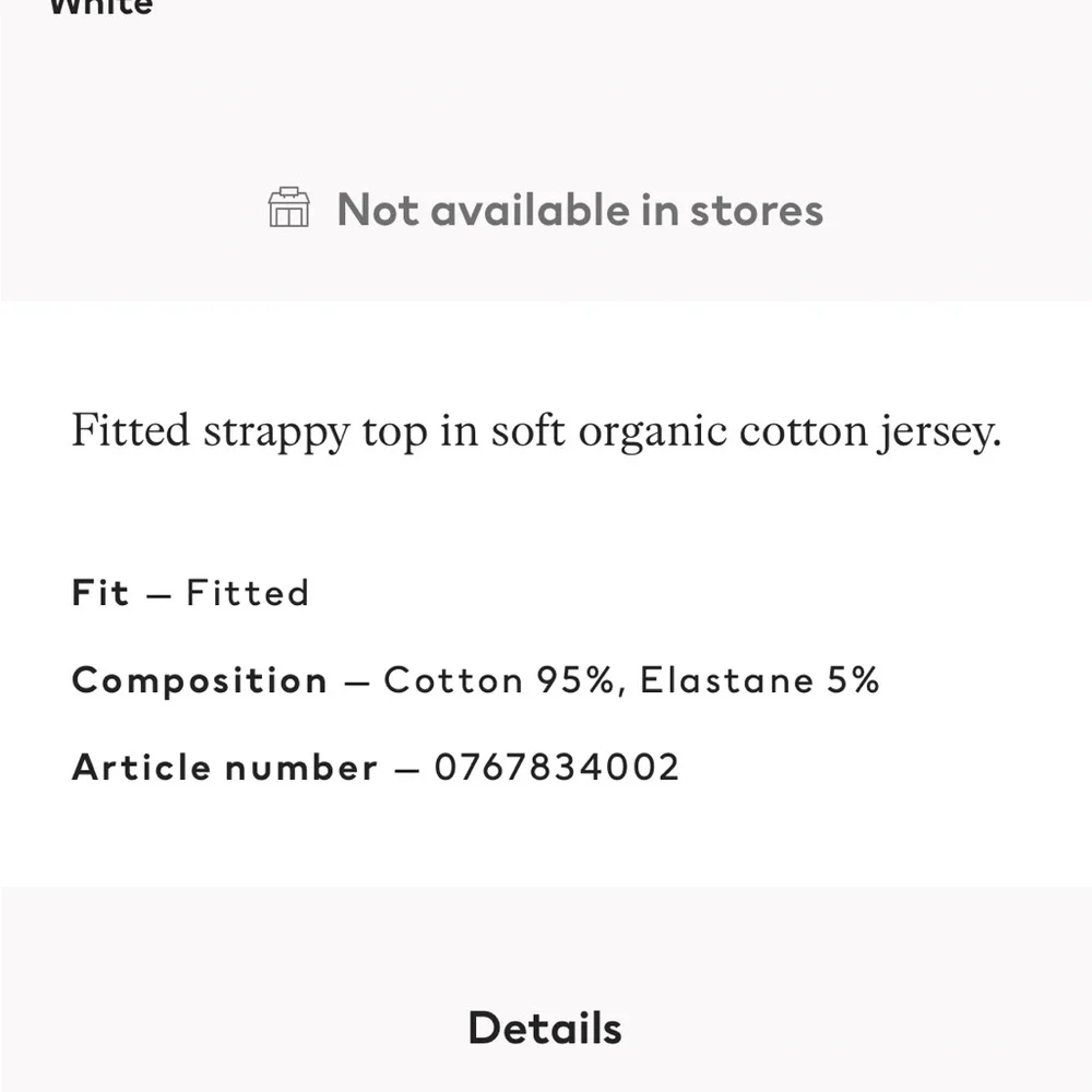 H&M strappy top - Picture 8 of 16